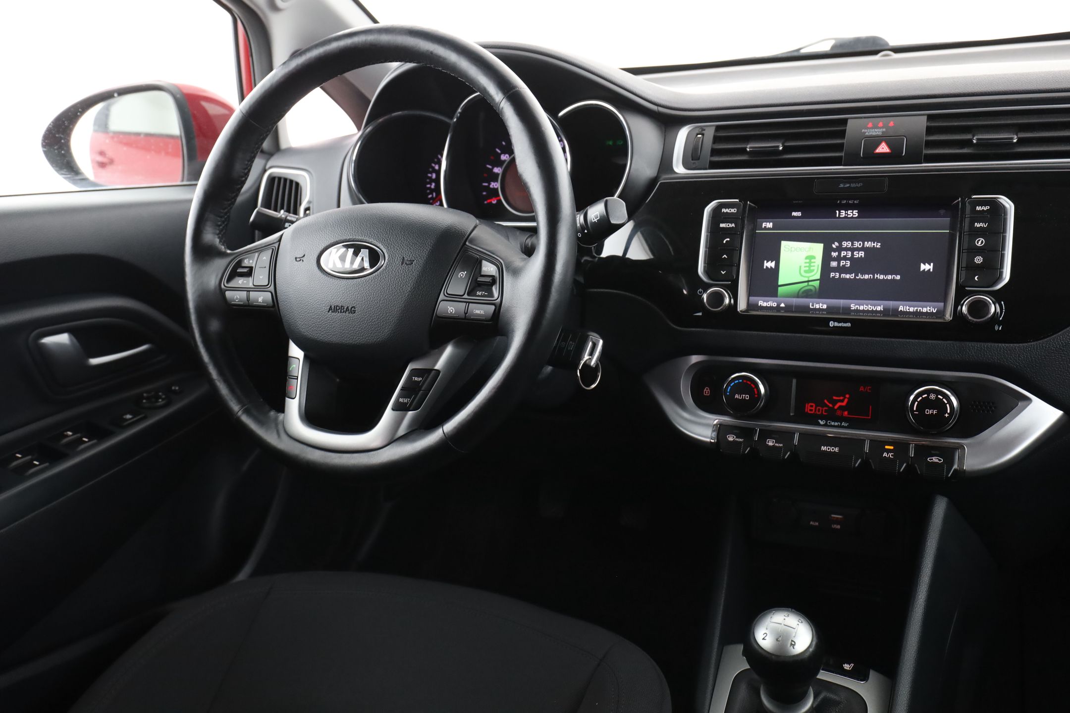 Kia Rio 5-dørs 1.2 CVVT Manuell, 5-trinn, 84hk, 2016